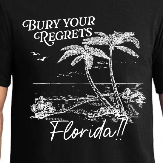 Bury Your Regrets Florida Summer Retro Pajama Set