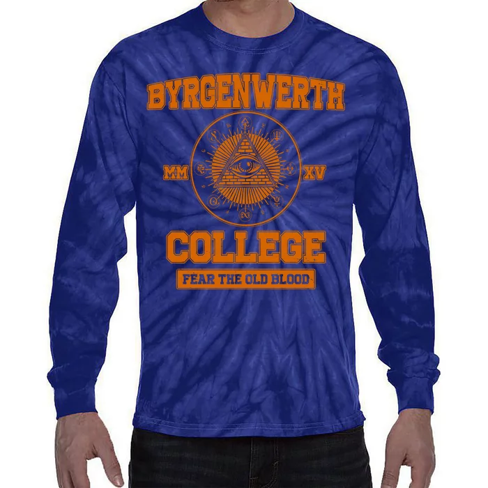 Byrgenwerth College Fear The Old Blood Tie-Dye Long Sleeve Shirt