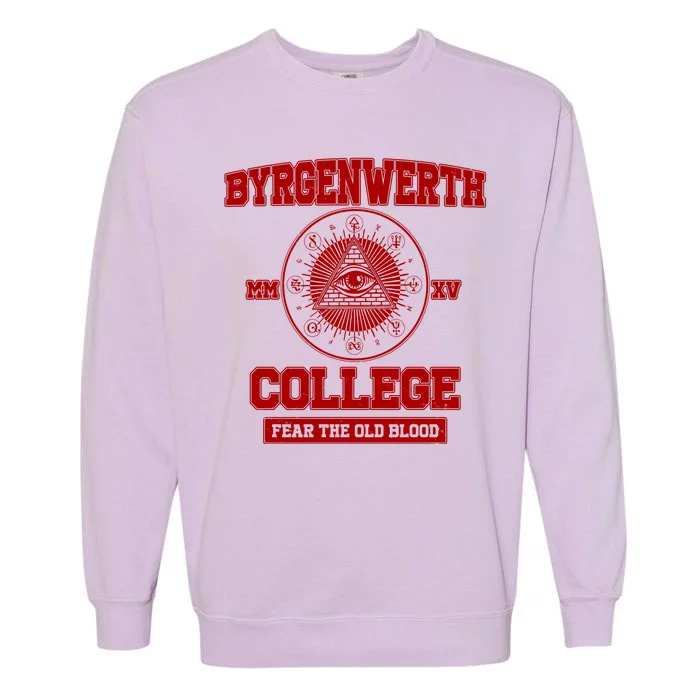 Byrgenwerth College Fear The Old Blood Garment-Dyed Sweatshirt