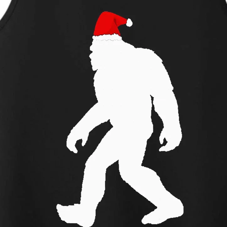 Bigfoot Yeti Sasquatch Ugly Christmas Sweater Gift Performance Tank