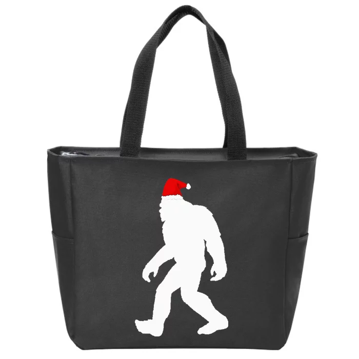 Bigfoot Yeti Sasquatch Ugly Christmas Sweater Gift Zip Tote Bag