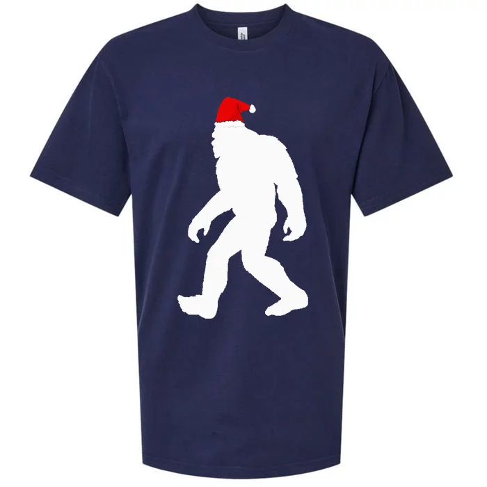 Bigfoot Yeti Sasquatch Ugly Christmas Sweater Gift Sueded Cloud Jersey T-Shirt