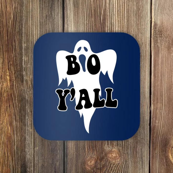 Boo Yall Spooky Ghost Halloween Coaster