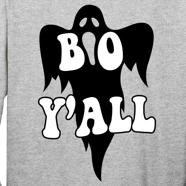 Boo Yall Spooky Ghost Halloween Long Sleeve Shirt