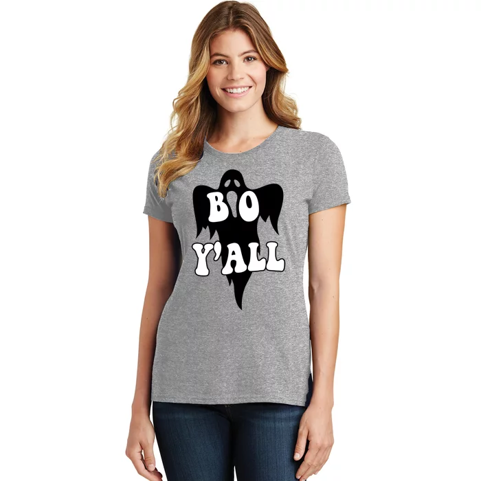 Boo Yall Spooky Ghost Halloween Women's T-Shirt