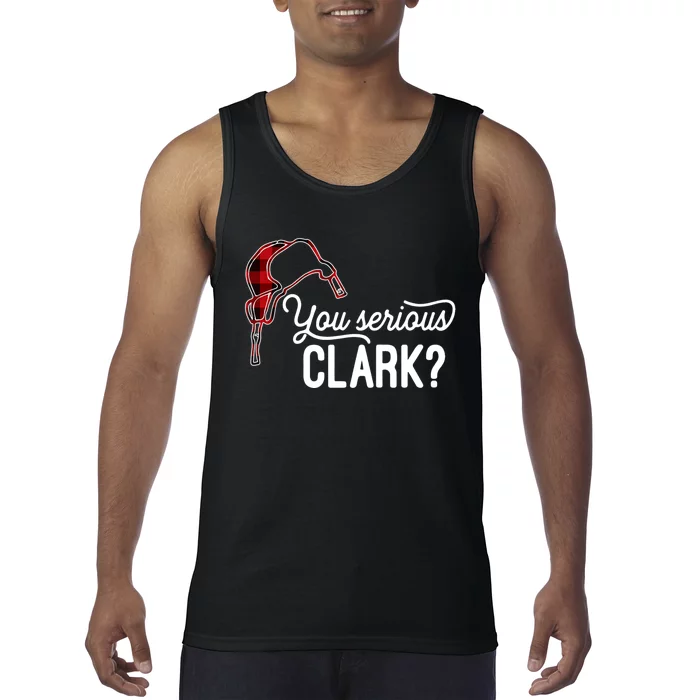 Bleached You Serious Clark Merry Christmas Funny Christmas TShirt Tank Top