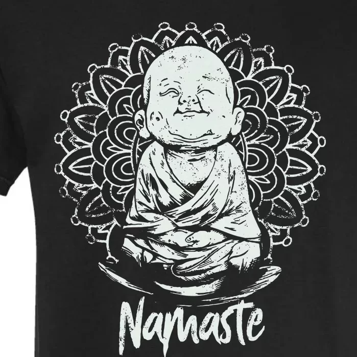 Buddha Yoga T Yoga Namaste Garment-Dyed Heavyweight T-Shirt