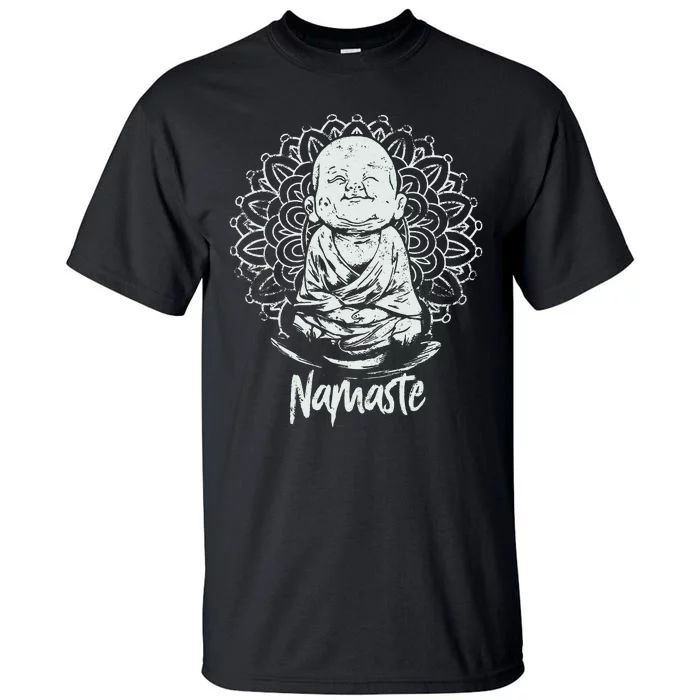 Buddha Yoga T Yoga Namaste Tall T-Shirt