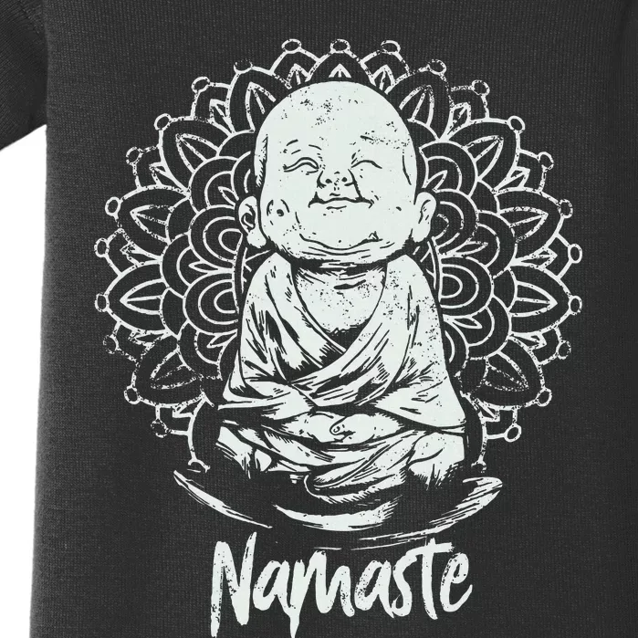 Buddha Yoga T Yoga Namaste Baby Bodysuit