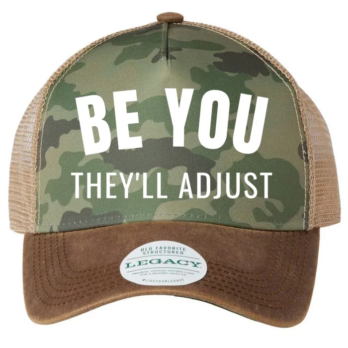 Be You They’ll Adjust Inspirational Saying Gift Legacy Tie Dye Trucker Hat