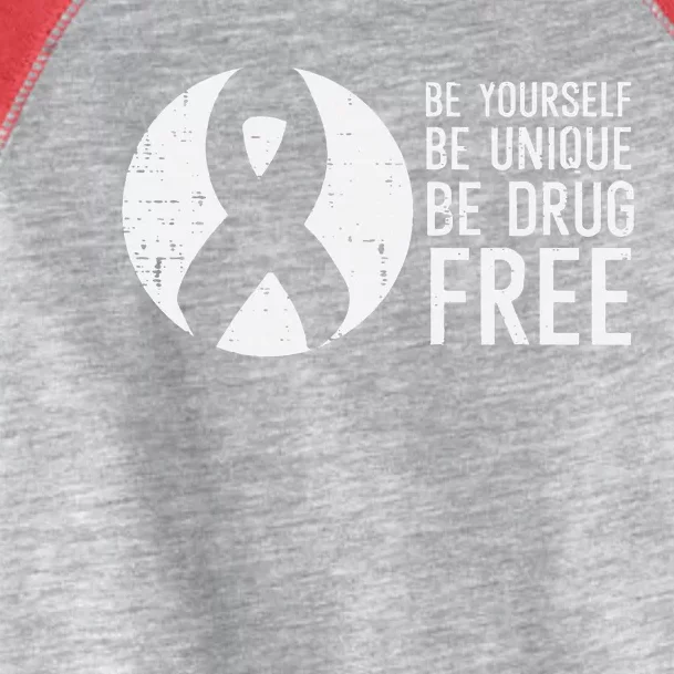 Be Yourself Unique Free Red Ribbon Week Toddler Fine Jersey T-Shirt