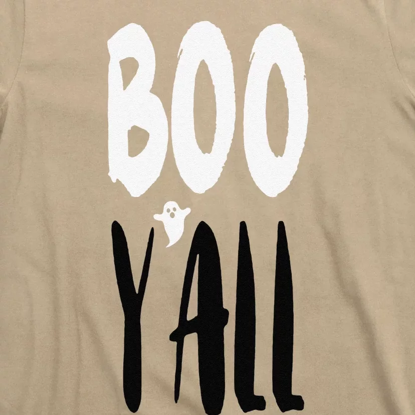 BOO YALL With Spooky Ghost Apostrophe Funny Halloween Fav T-Shirt