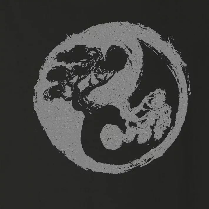 Bonsai Yin Yang Symbol Japanese Zen Buddhism Buddhist Toddler Long Sleeve Shirt