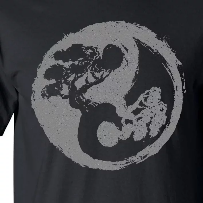 Bonsai Yin Yang Symbol Japanese Zen Buddhism Buddhist Tall T-Shirt