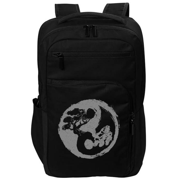 Bonsai Yin Yang Symbol Japanese Zen Buddhism Buddhist Impact Tech Backpack