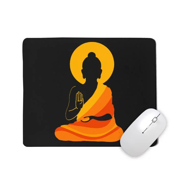 Buddha YingYang Zen Yoga  Relax And Enjoy Life! Mousepad