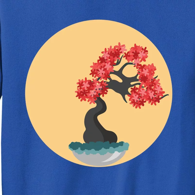 Beautiful Zen Bonsai Tree Funny Gift Cool Gift Yoga Circle Graphic Tee Gift Tall Sweatshirt