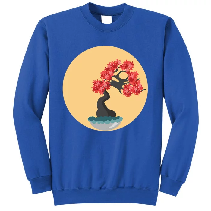 Beautiful Zen Bonsai Tree Funny Gift Cool Gift Yoga Circle Graphic Tee Gift Tall Sweatshirt