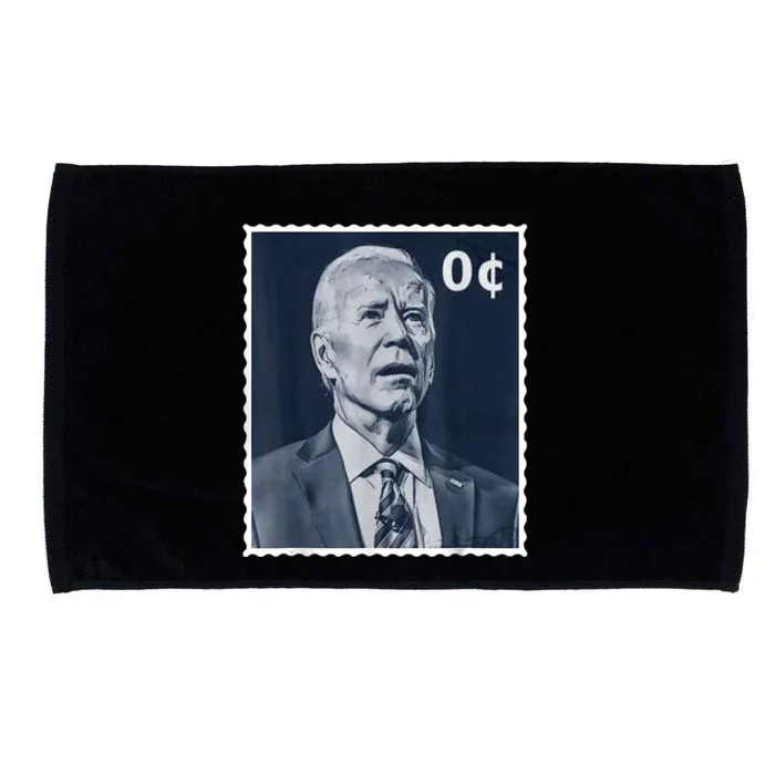 Biden Zero Cents Stamp 0 President Joe Biden Microfiber Hand Towel