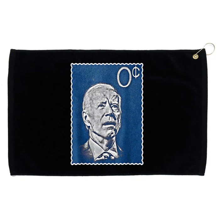 Biden Zero Cents Stamp 0 President Joe Grommeted Golf Towel