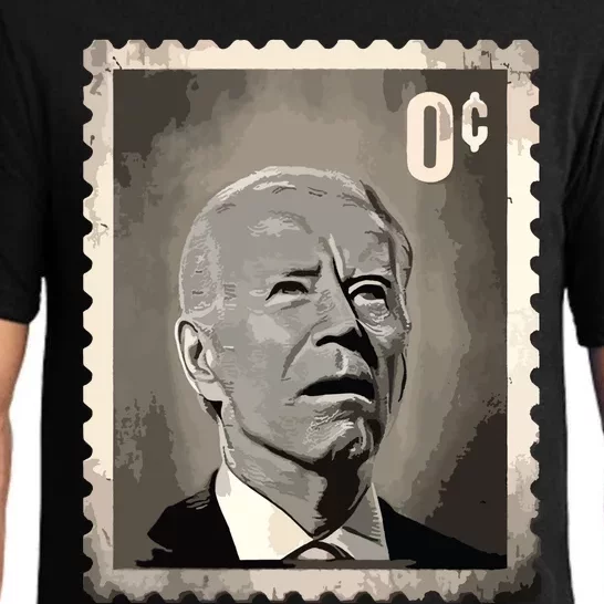 Biden Zero Cents Stamp 0 President Biden No Cents Pajama Set