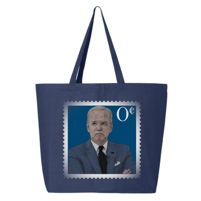 Biden Zero Cents Stamp Joe 0 Funny President 25L Jumbo Tote