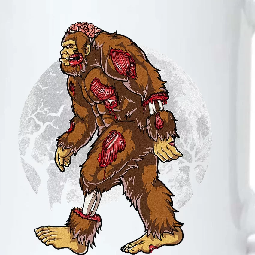 Bigfoot Zombie Halloween Funny Sasquatch Brain Black Color Changing Mug