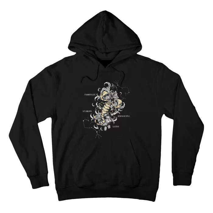 Backprint Zodiac Sign Scorpio Hoodie