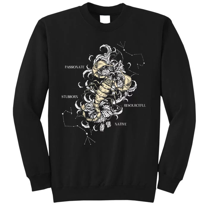 Backprint Zodiac Sign Scorpio Sweatshirt