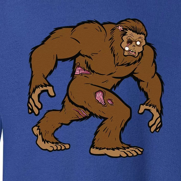 Bigfoot Zombie Sasquatch Graphic Halloween Novelty Tee Toddler Sweatshirt