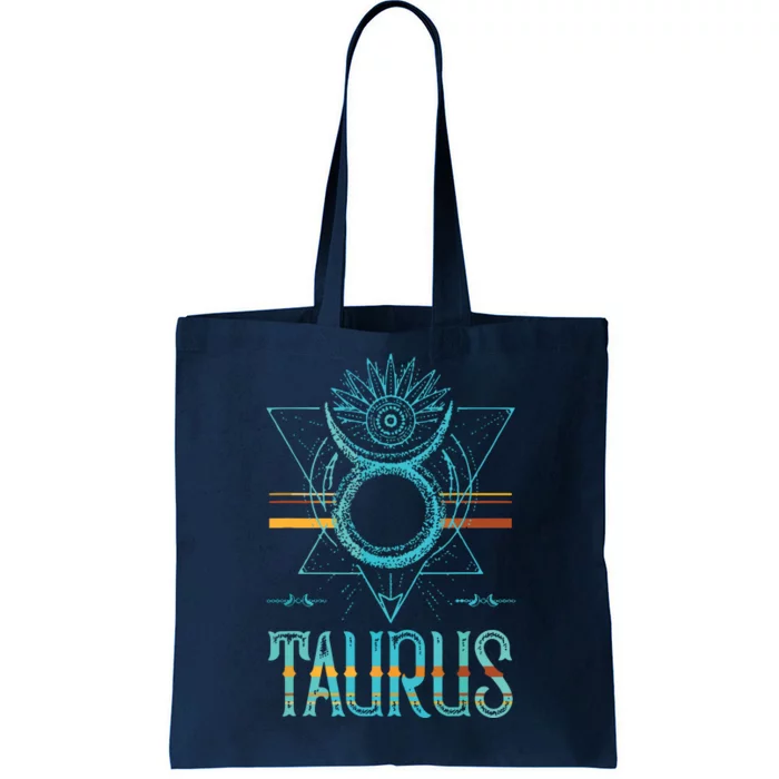 Bull Zodiac Sign Symbol Horoscope Taurus Tote Bag