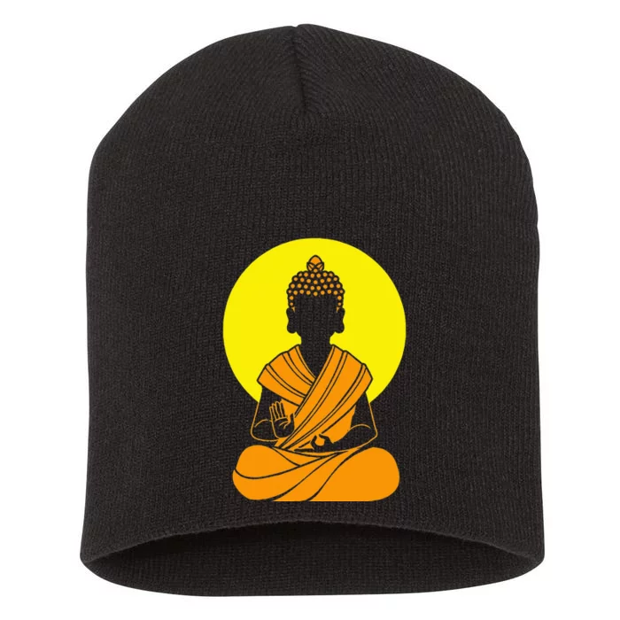 Buddha Zen Spirituality Buddhism Buddhist Short Acrylic Beanie