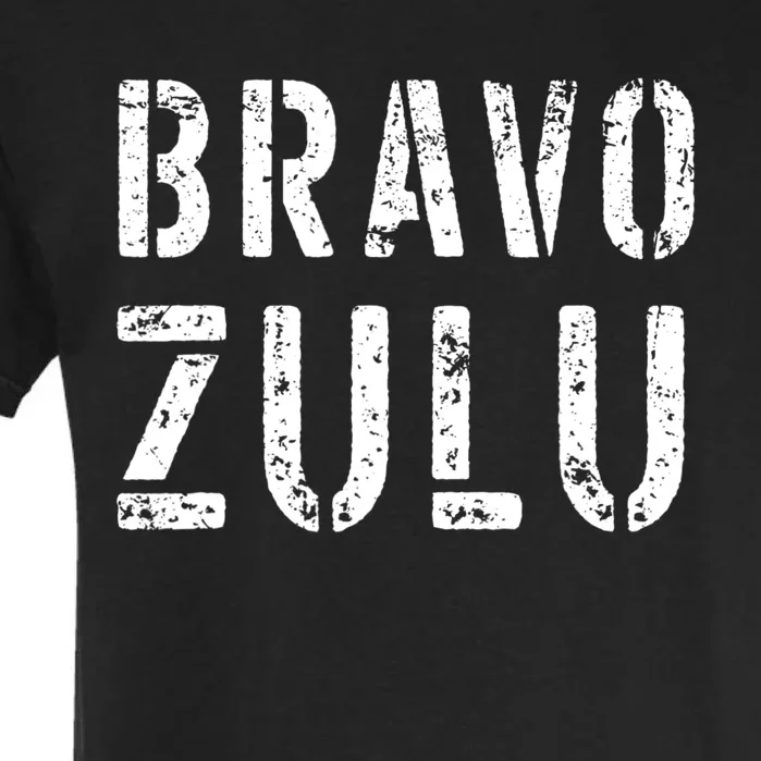 Bravo Zulu 'Well Done' Funny Naval Slang US Maritime Jargon Garment-Dyed Heavyweight T-Shirt