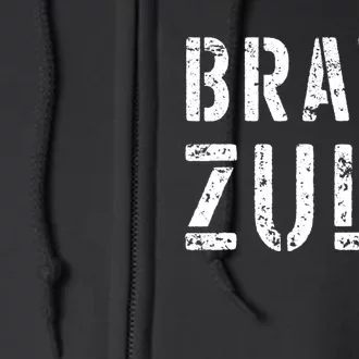 Bravo Zulu 'Well Done' Funny Naval Slang US Maritime Jargon Full Zip Hoodie