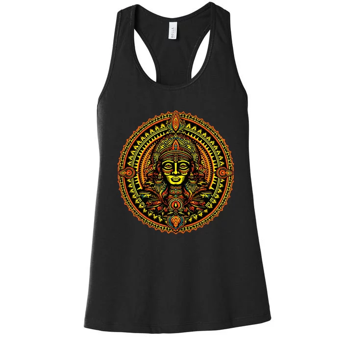 Buddhism Zen Yoga And Meditation Buddha Women's Racerback Tank