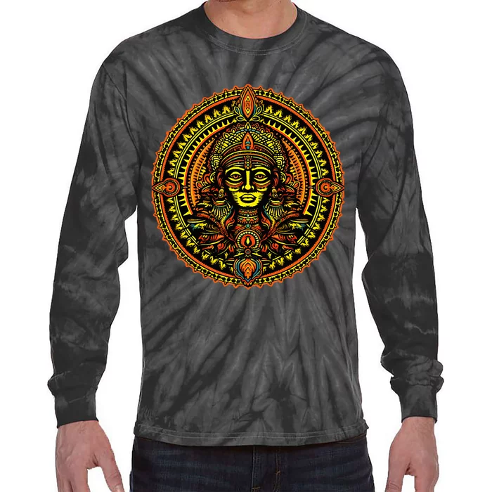 Buddhism Zen Yoga And Meditation Buddha Tie-Dye Long Sleeve Shirt