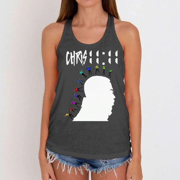 Chris 11 11 For Chris Personalized First Name Women's Knotted Racerback Tank