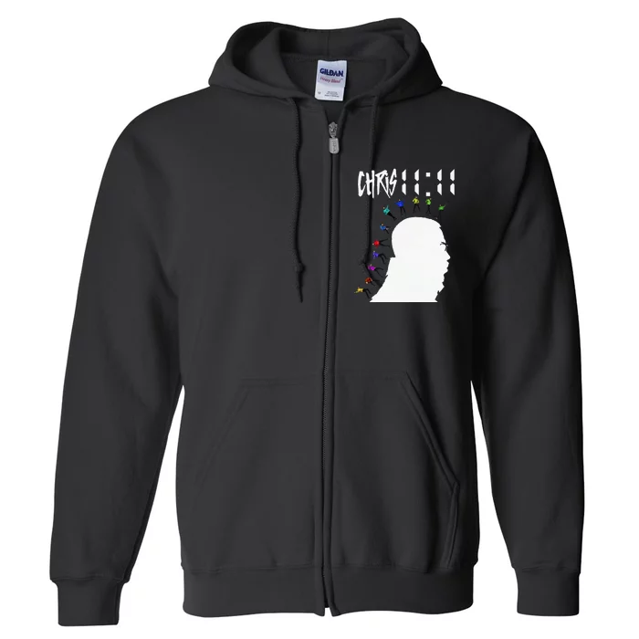 Chris 11 11 For Chris Personalized First Name Full Zip Hoodie