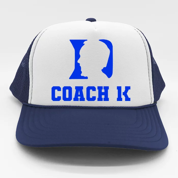 Coach 1K 1000 Wins Basketball College Font 1 K Trucker Hat