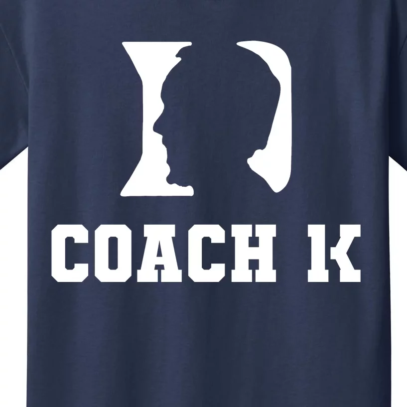 Coach 1K 1000 Wins Basketball College Font 1 K Kids T-Shirt