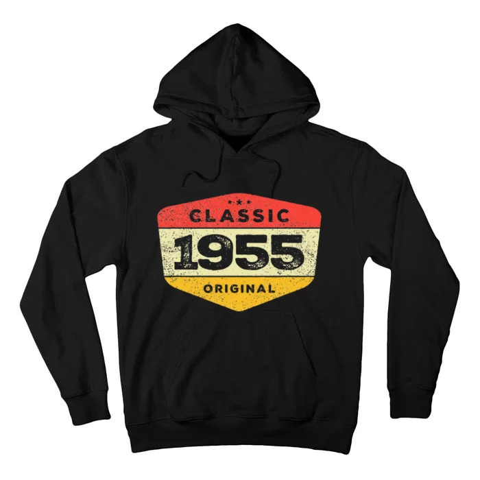 Classic 1955 68th Birthday Vintage Tall Hoodie