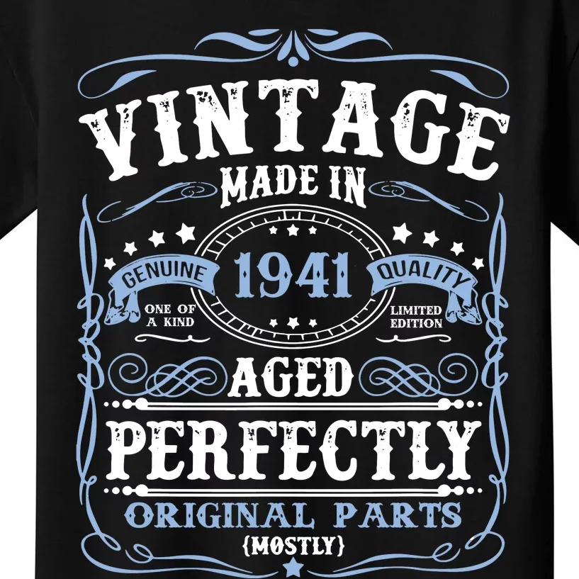 Classic 1941 Birthday Gift Kids T-Shirt