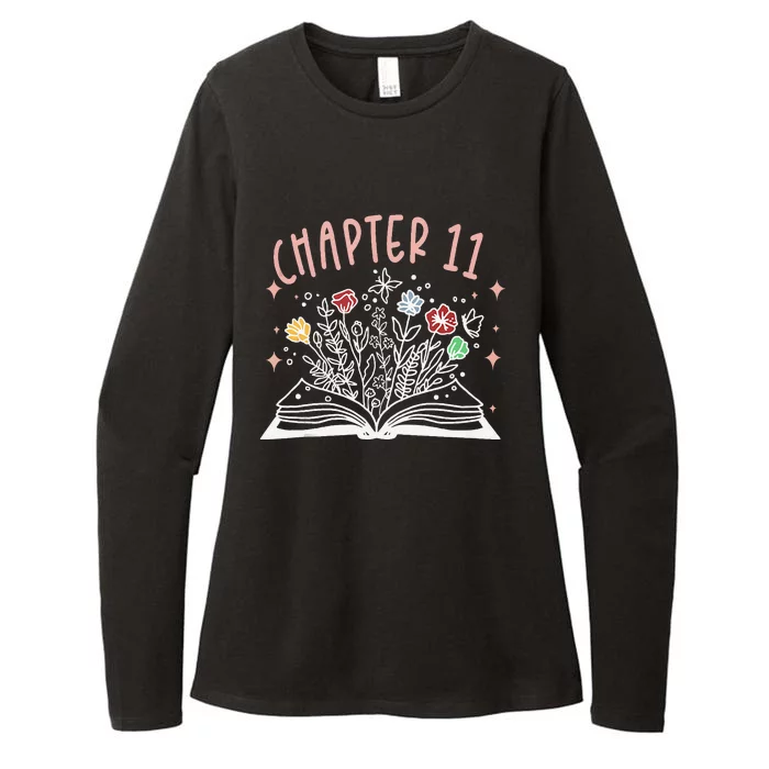 Chapter 11th Birthday Bookworm 11 Years Old For Book Loves Womens CVC Long Sleeve Shirt