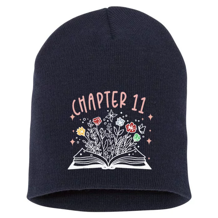 Chapter 11th Birthday Bookworm 11 Years Old For Book Loves Short Acrylic Beanie