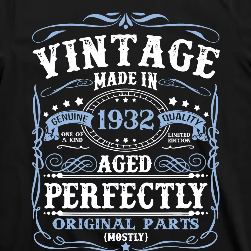 Classic 1932 Birthday Gift T-Shirt