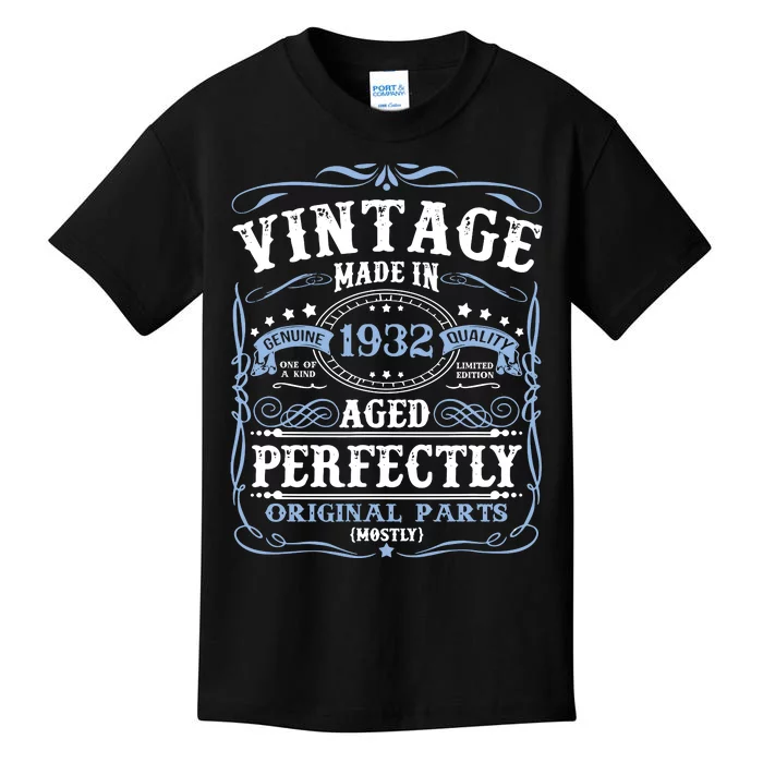 Classic 1932 Birthday Gift Kids T-Shirt