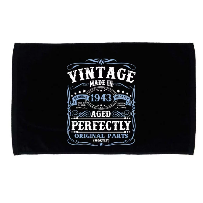 Classic 1943 Birthday Gift Microfiber Hand Towel