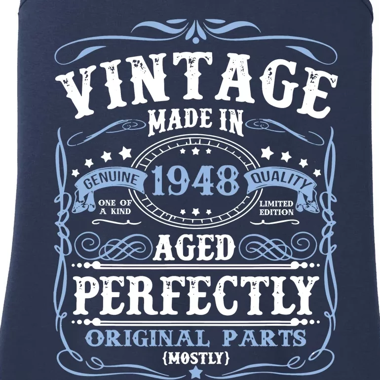 Classic 1948 Birthday Gift Ladies Essential Tank