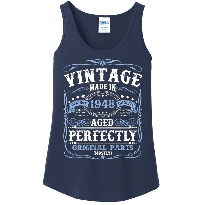 Classic 1948 Birthday Gift Ladies Essential Tank