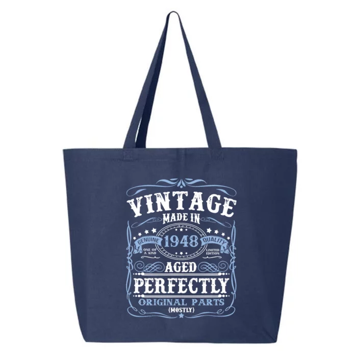 Classic 1948 Birthday Gift 25L Jumbo Tote